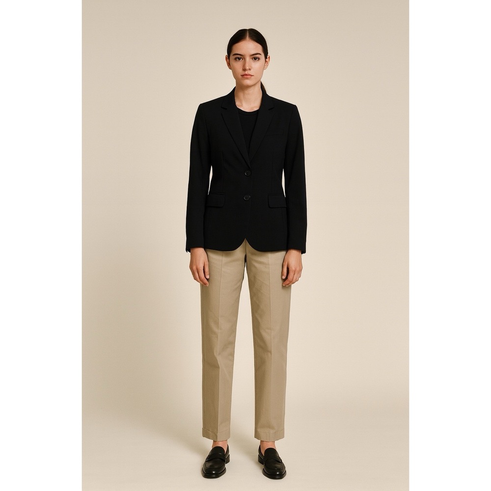BLAZER JACKET J.Crew Women's Size 10 Black Wool  Hacking